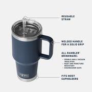 Rambler® 35 oz Straw Mug