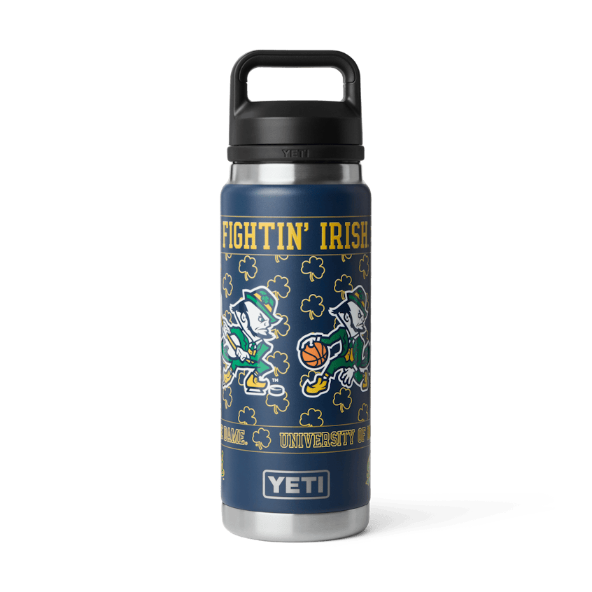 YETI x Collegiate Fandom Collection Fighting Irish™ 26 oz Rambler® Water Bottle